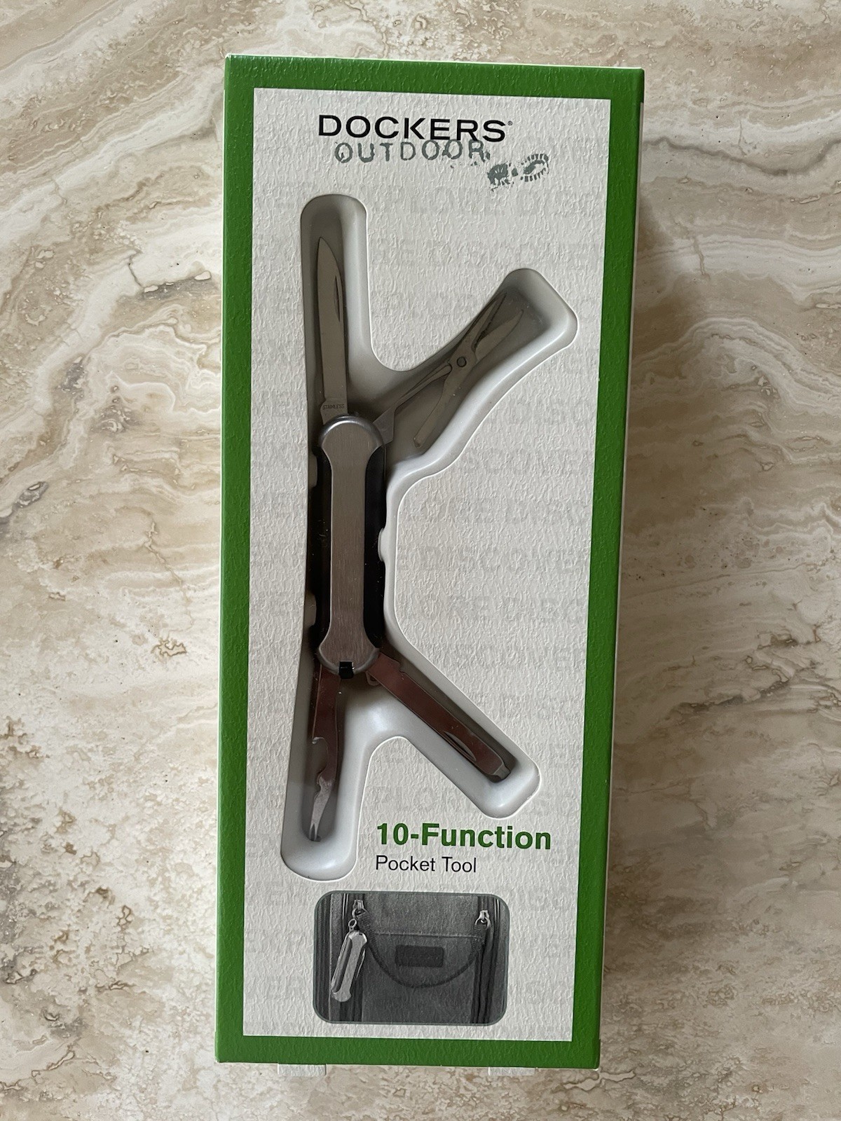 Dockers Outdoors 10-Function Pocket Tool Survival Multi-tool