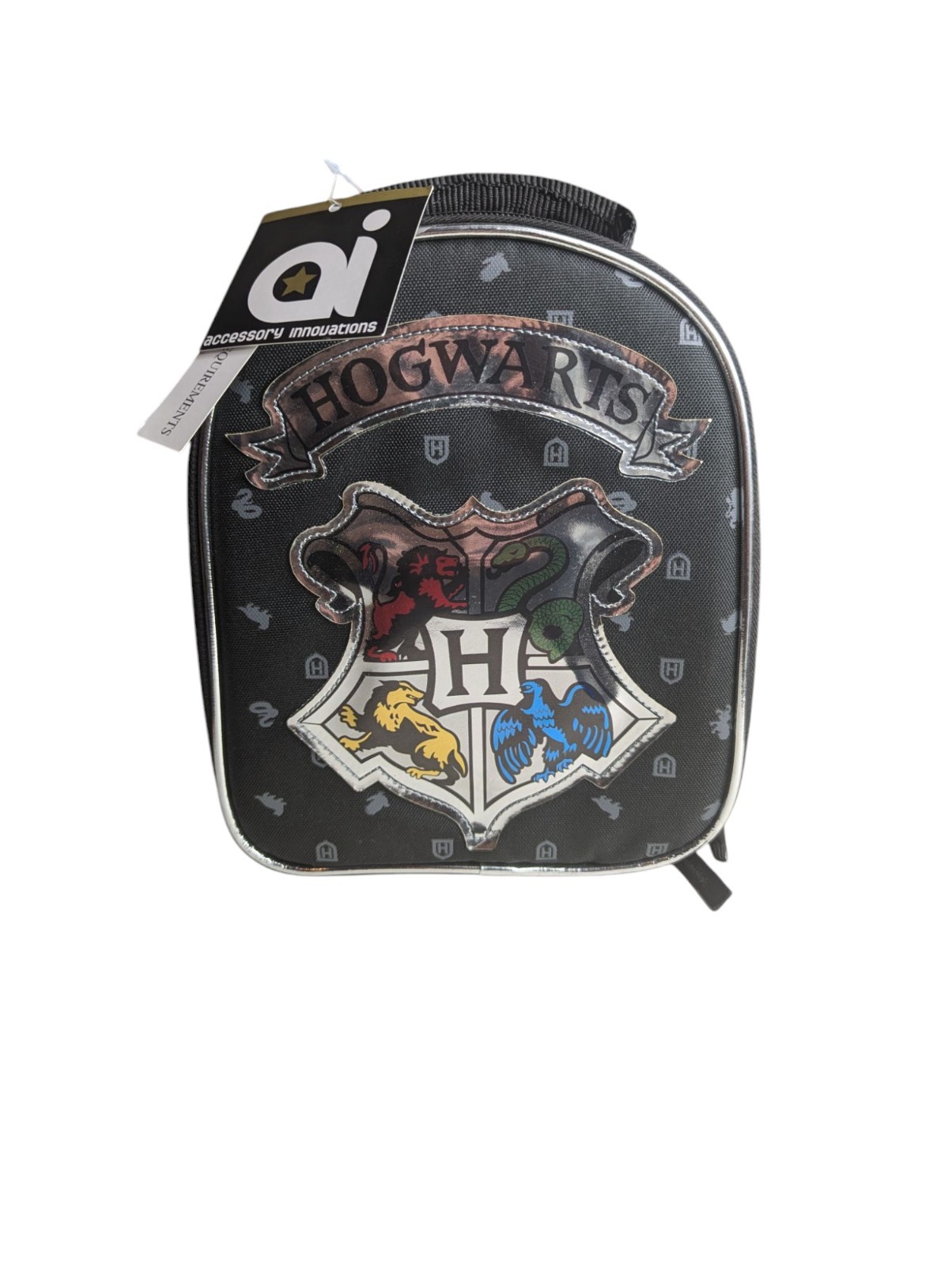 Harry Potter Hogwarts Kids Insulated Lunch Tote School Lunchbox 10"x8” New
