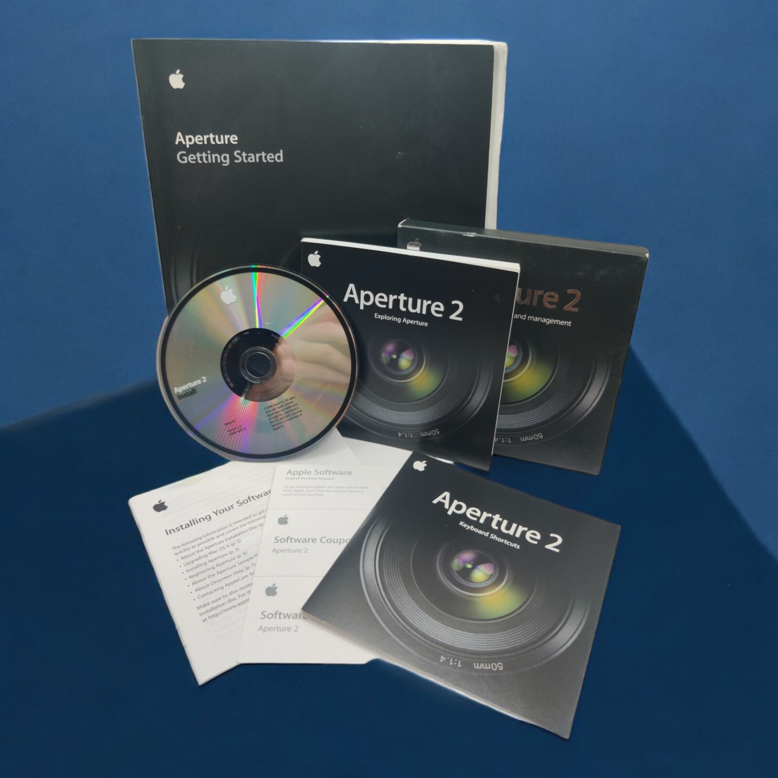 Apple Aperture 2 Photo Editing & Management Upgrade & Aperture Book UNTESTED