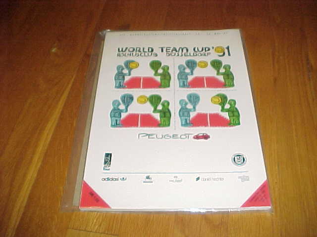 1991 World Team Cup Tennis Program