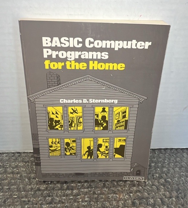 Basic Computer Programs For The Home Charles Sternberg Hayden Books 1980 PB