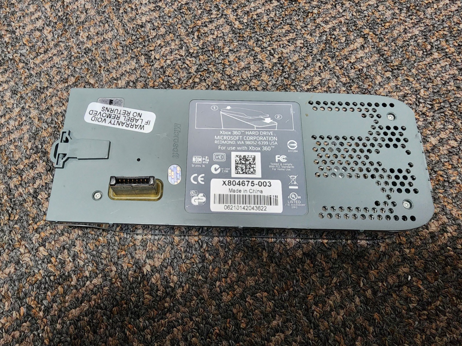 Genuine OEM Original Microsoft X804675-003 Xbox 360 Hard Drive Gray HDD