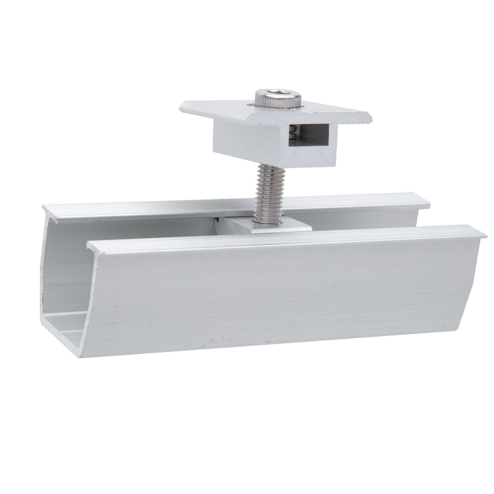 Solar Panel Roof Mount Rail Brackets Kit System for 1-4Pcs Solar Panels Mounting