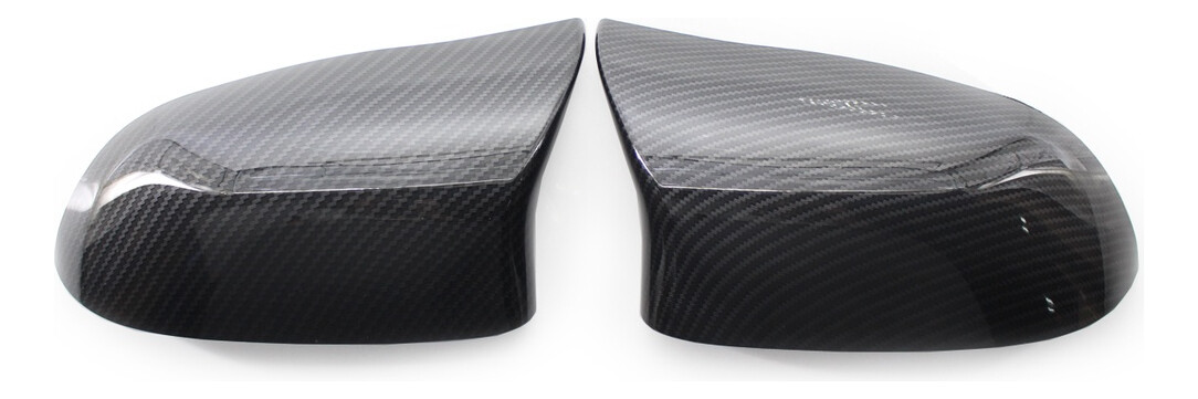 BMW 2014-2018 F15 X5 F16 X6 F26 X4 F25 X3 Mirror Cover Carbon Fiber Bright Black