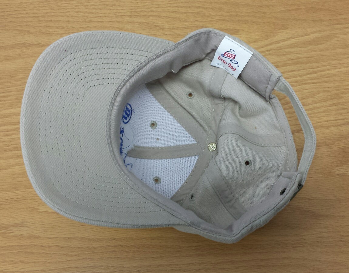 ALLIANZ CHAMPIONSHIP Golf Beige Khaki Adjustable Strap Strapback HAT / CAP
