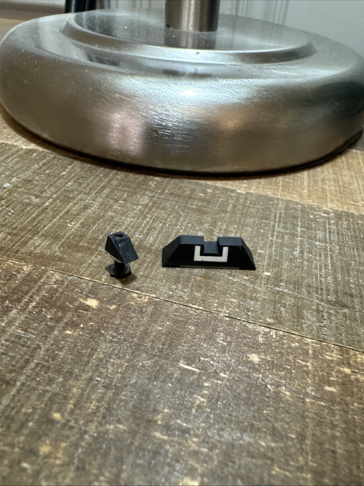 Used OEM Blem Glock Front Sight Rear Sight 6.1mm Polymer 17 19 26 23 22 READ