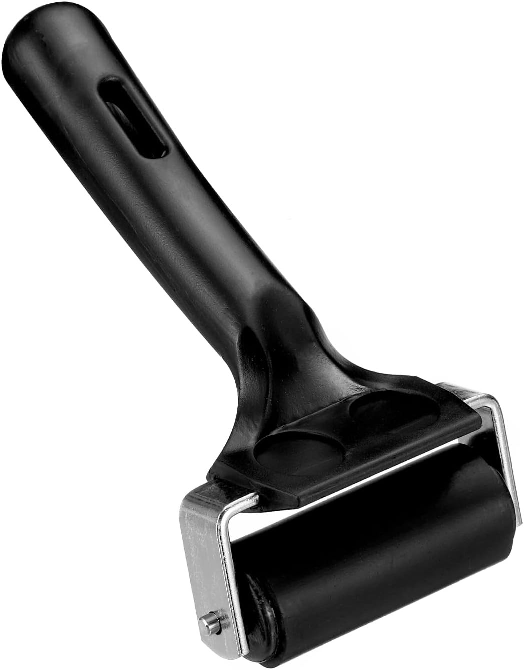 3 Inch Rubber Roller Brayer Tools, Hard Rubber Roller for Printmaking Wallpaper