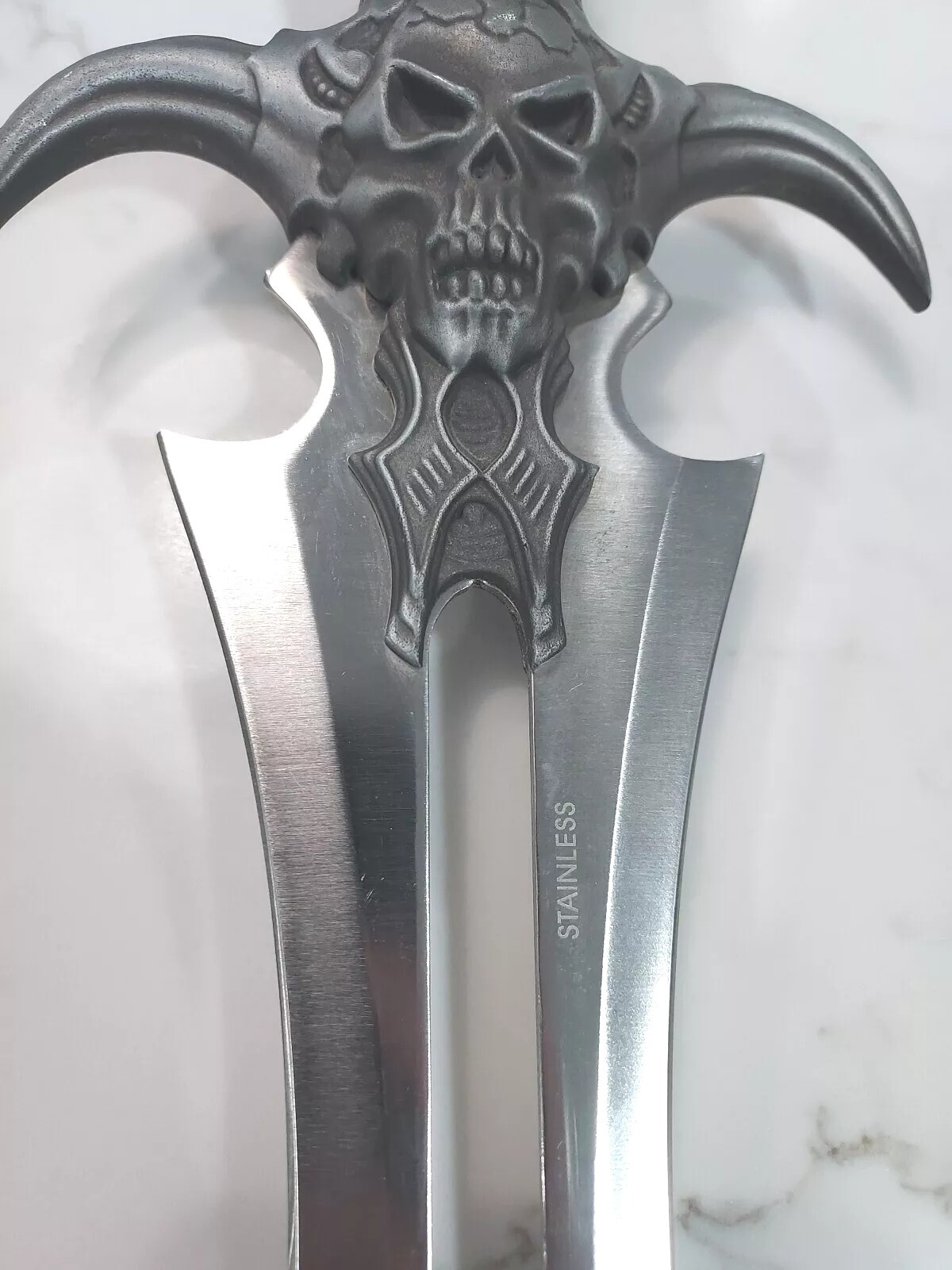 Stygian Disposition Decorative Display Dagger with Plaque Stainless Steal Blade
