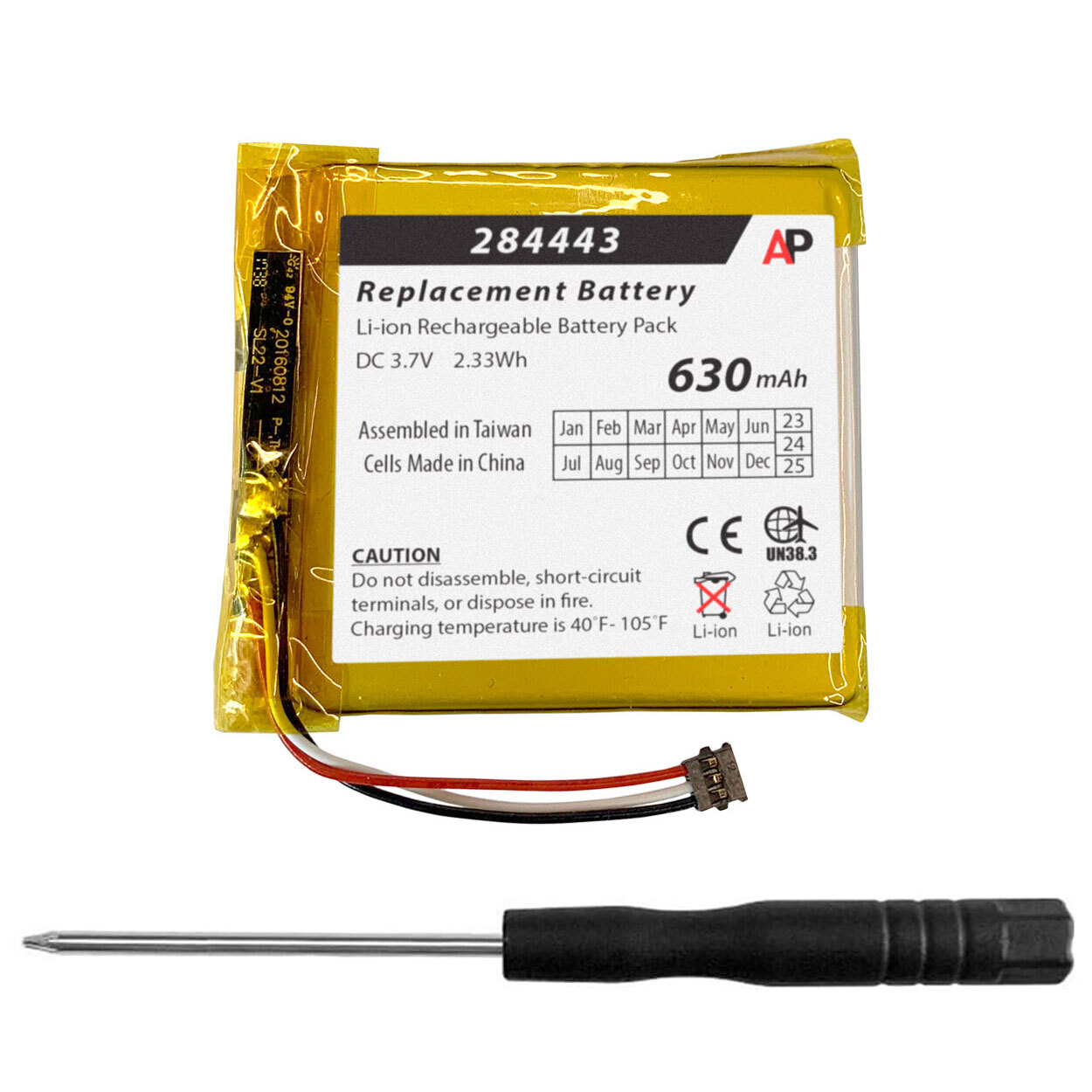 Battery Upgrade for Nest 2nd & 3rd Generation Thermostat - 630 mAh