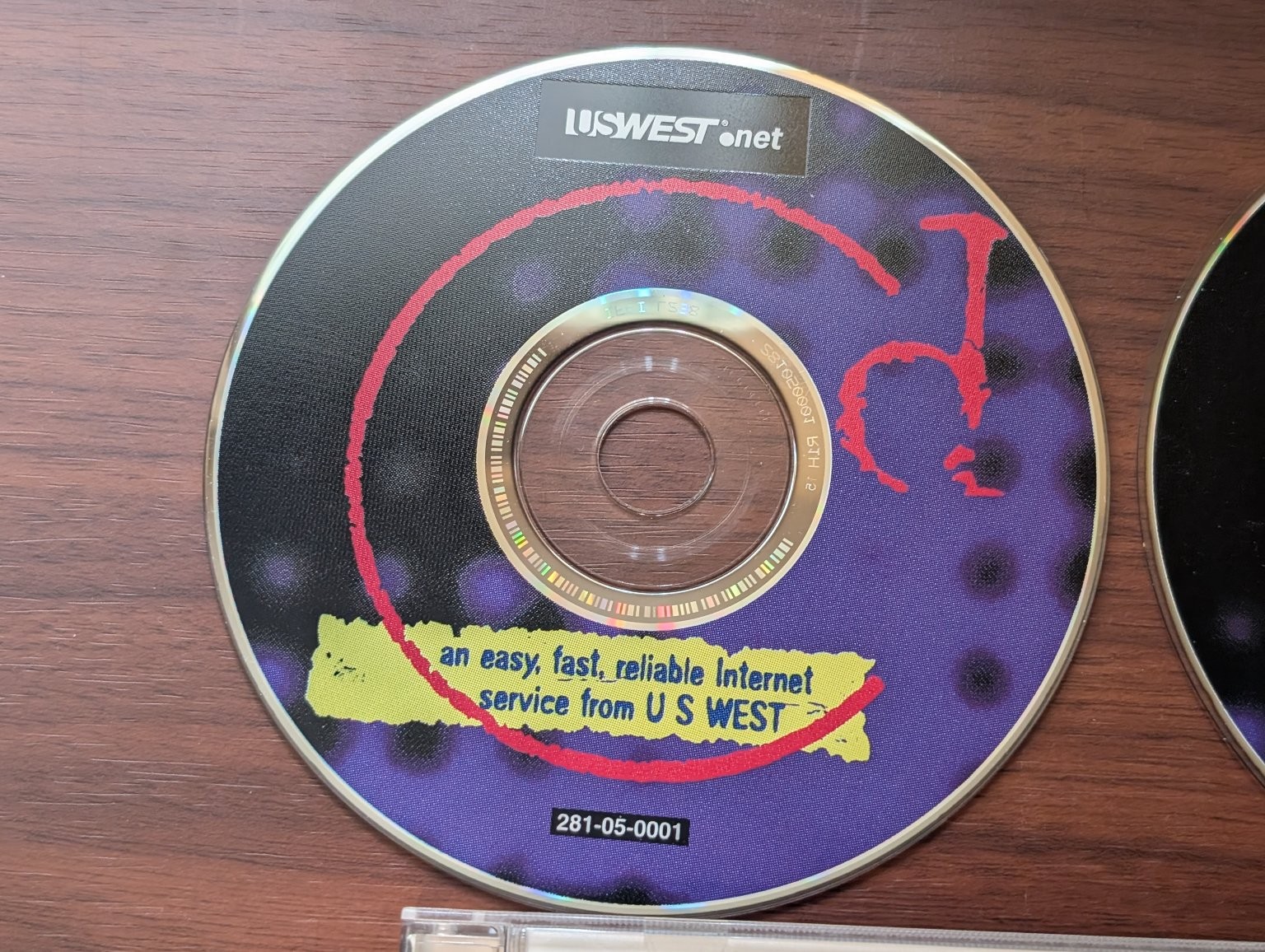 USWEST .net Internet Service Software Lot CD-ROM 2 Discs & Case