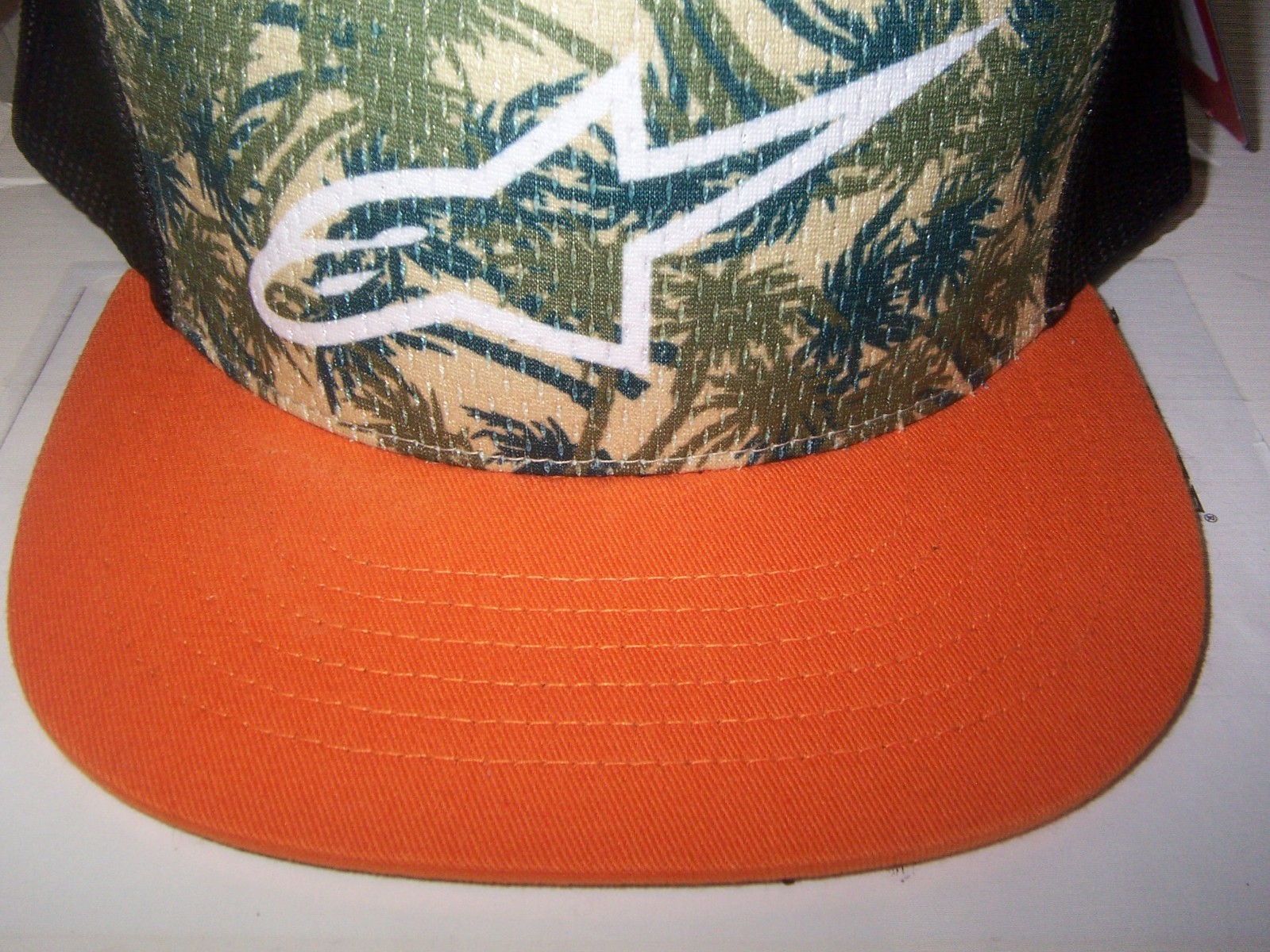 NEW With TAGS Alpinestars Logo Mesh Snap Back Article Vacation Trucker Hat