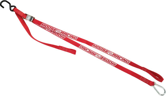 Moose Racing Red Carabiner Tie Down Straps Off-road Motorcycle
