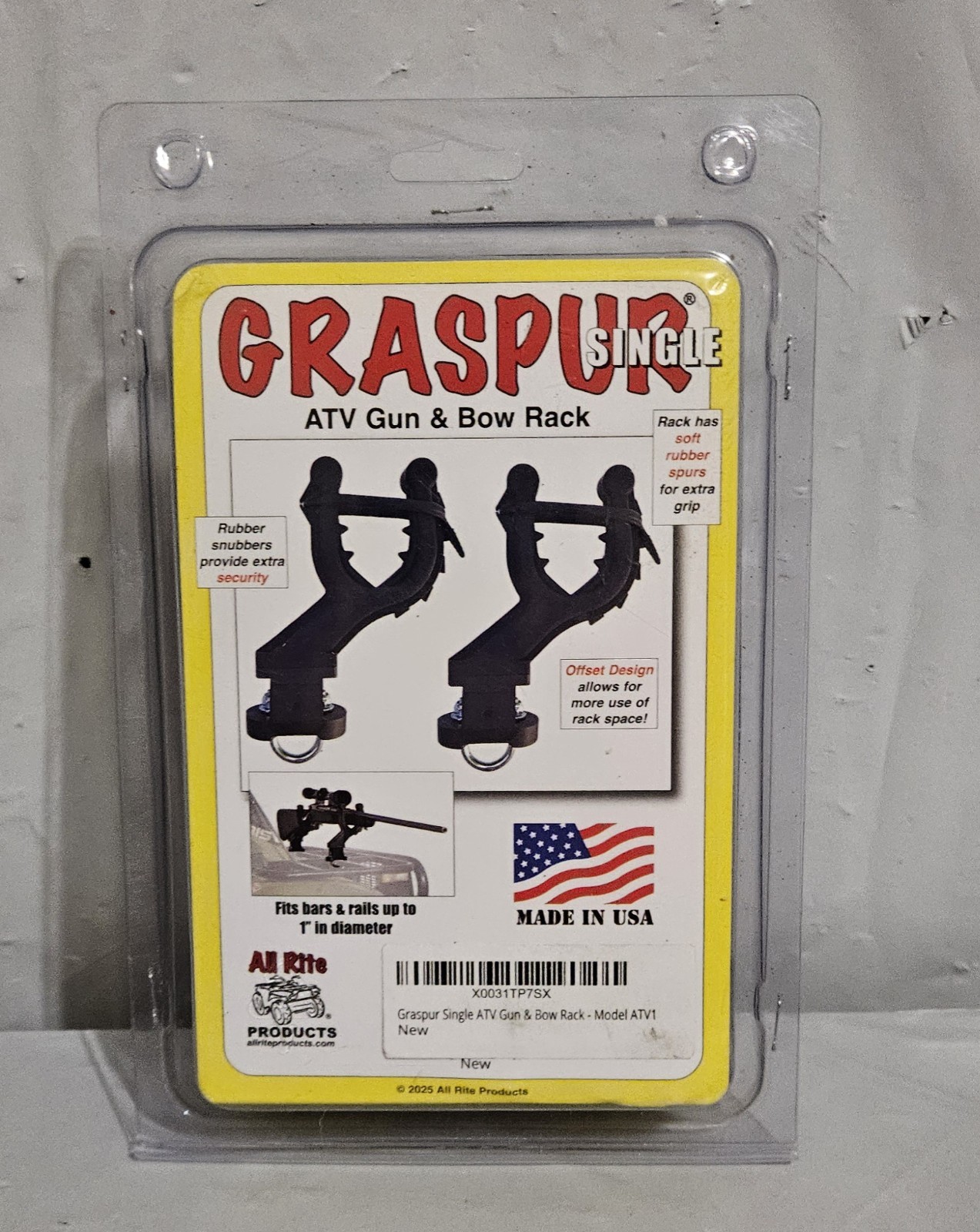Graspur Single ATV Gun & Bow Rack Model ATV1