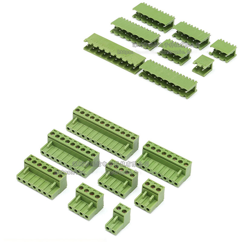 PCB Terminal Block Connector 5.08mm Plug-in Screw 2 3 4 5 6 7 8 9 10 11 12 Pin