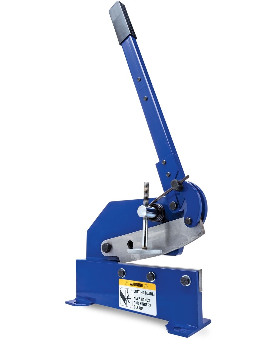 Eastwood 8" Throatless Bench Shear Cutter Solid Steel for Perfect Straight Lines