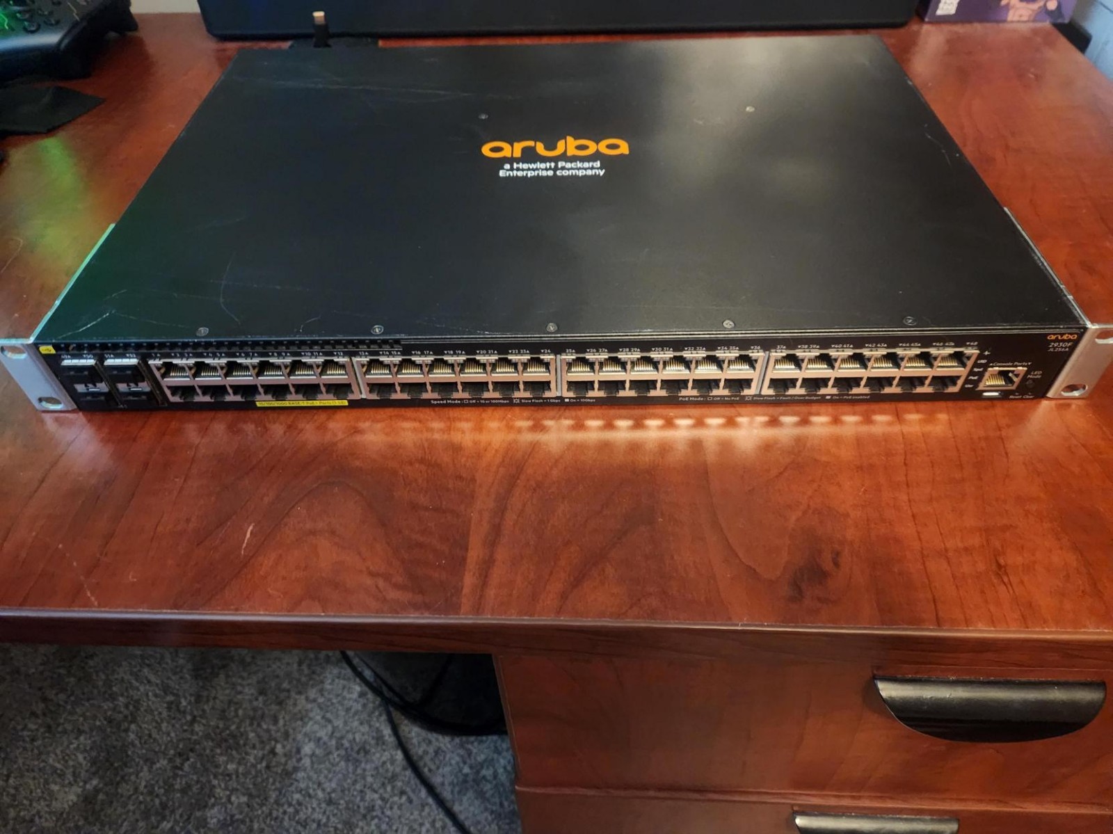 Aruba JL256A 2930F 48G PoE+ Switch 48-Port Gigabit Layer 3 Managed