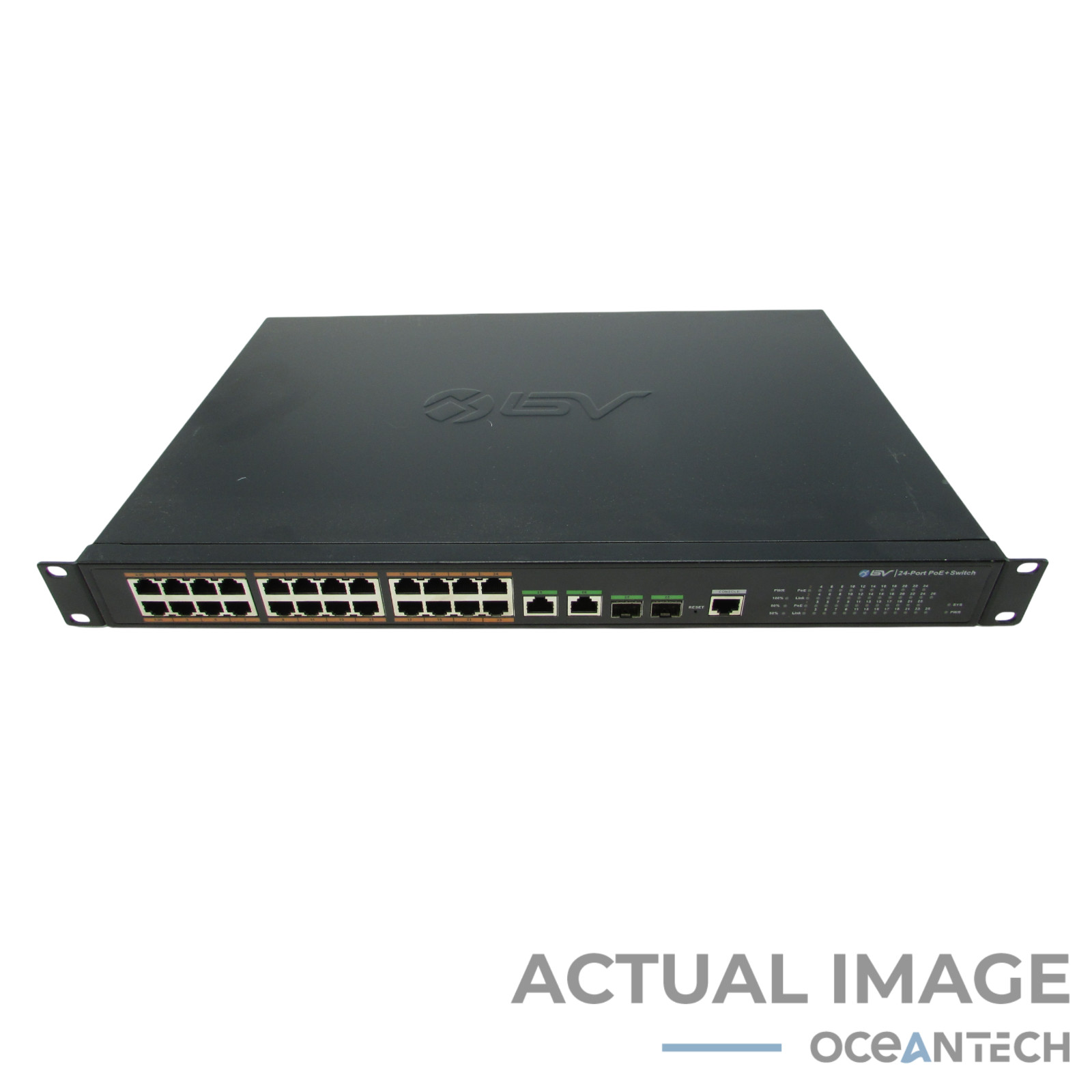 BV-Tech (POE-SW2404-MG) 24 Port PoE + 4 Uplink Managed Switch Networking Device