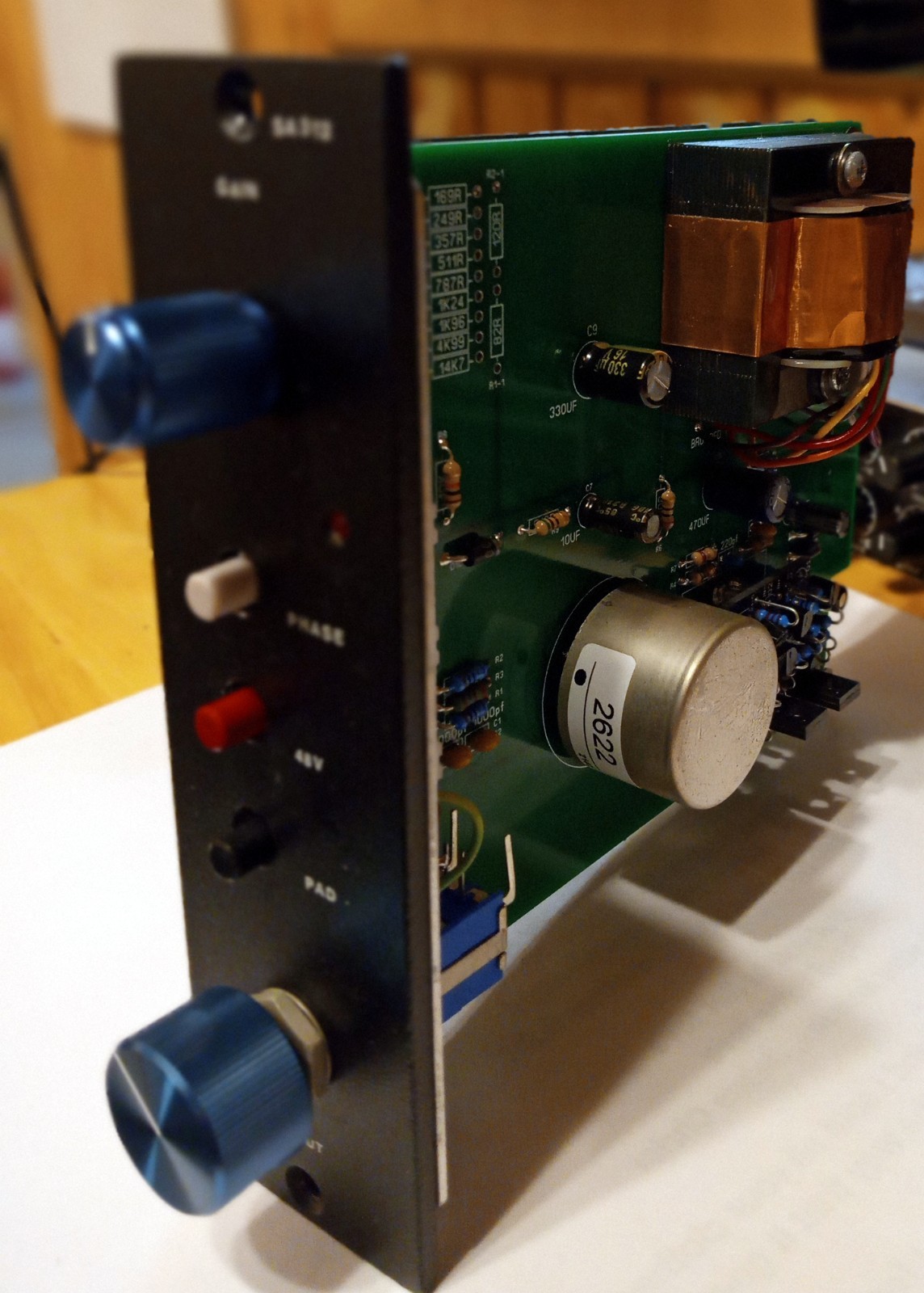 312 Style Microphone Preamp- Mic Preamp based on API