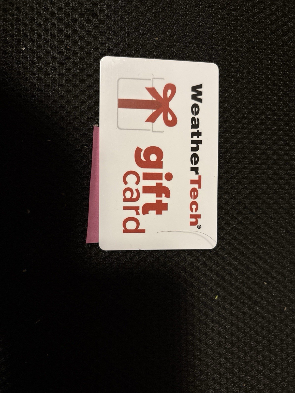 New, Unused $50 WeatherTech Gift Card Exp. 3/2029