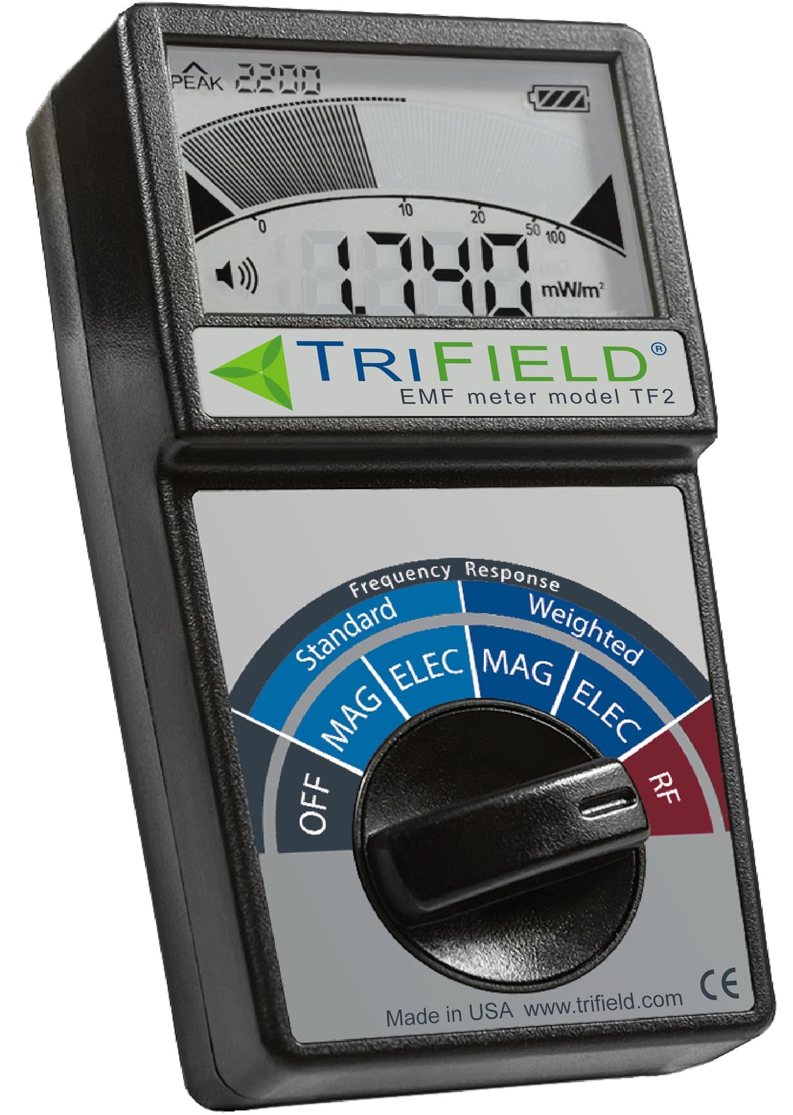 EMF Meter Detects Radio, Magnetic & Electric Fields - For 5G, Cell Towers, WiFi,