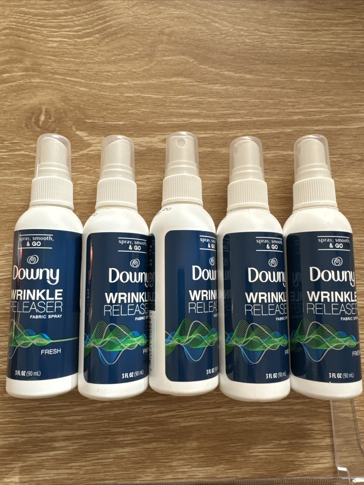 Lot of 5 Downy Wrinkle Release Spray Odor Eliminator Travel size
