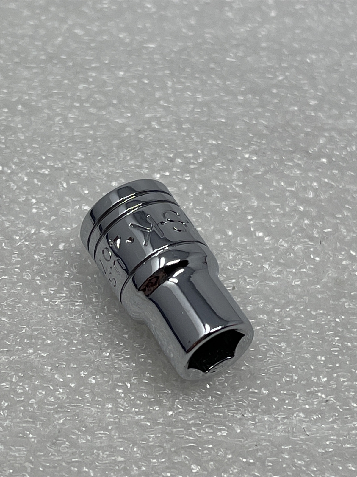 6.3mm SK Hand Tools USA, 40705, 1/4” Drive, 6 Point  Chrome Socket, 1/4” Hex New
