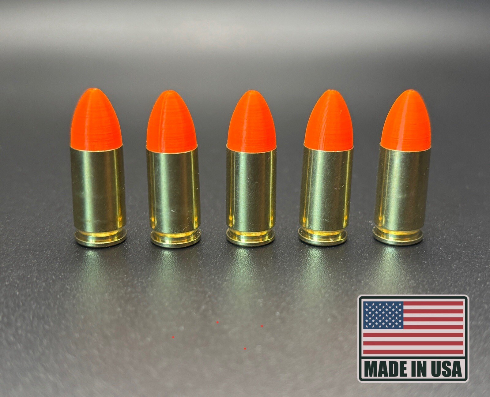 10pcs 9mm Snap Cap Dummy Rounds