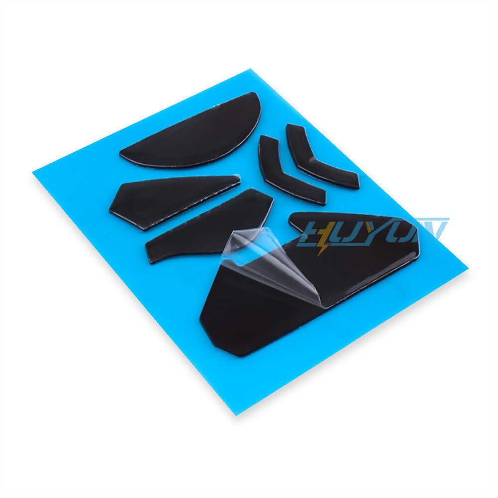 2 Sets Black Rounded Curved Edges Mouse Feet Skates for Logitech G402 Mouse
