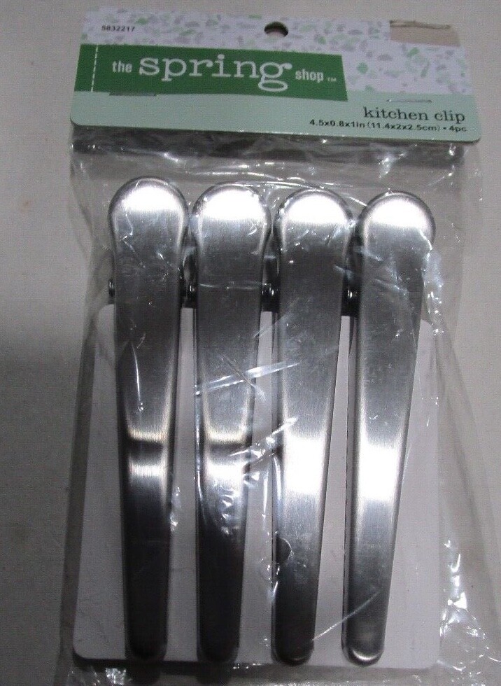 BAG CLIPS..SILVER TONE OR GOLD TONE