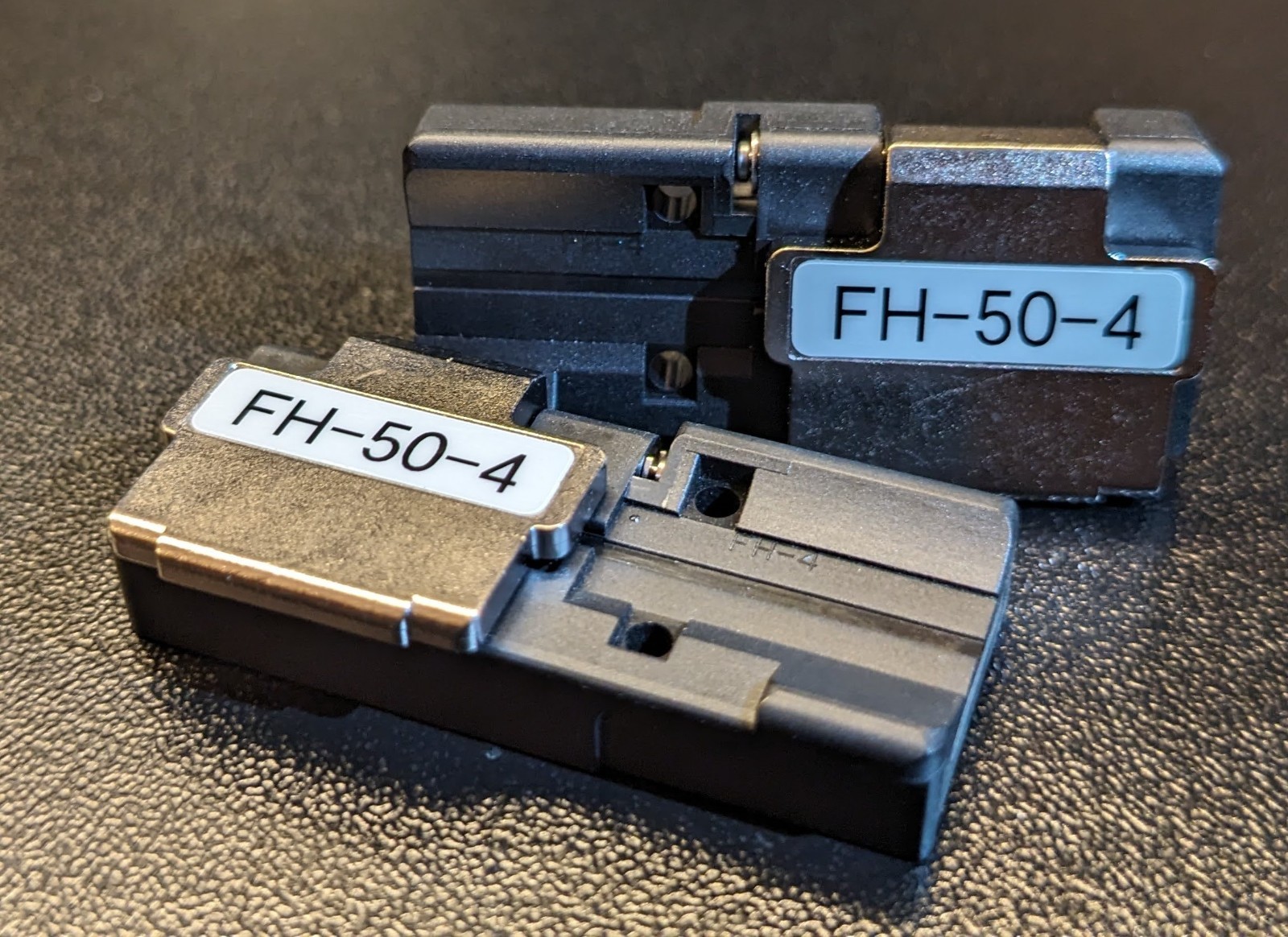 Genuine Fujikura FH-50-4 4-Fiber Ribbon Holder Pair (Left & Right)