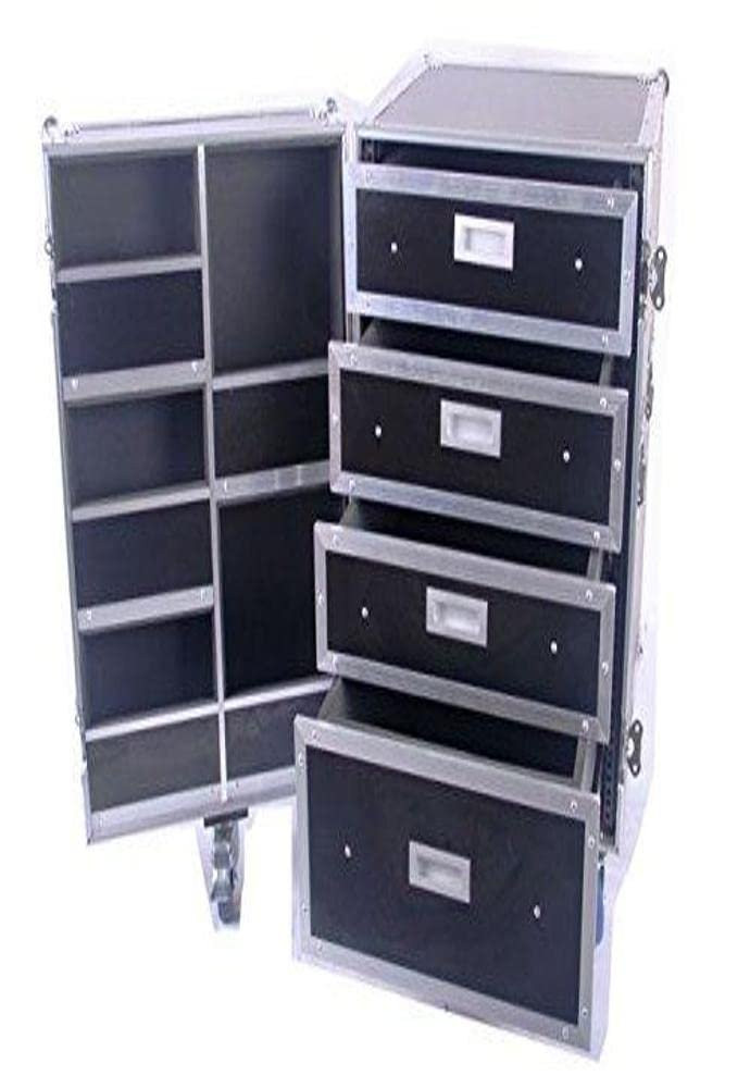 Deejay LED DEEJAYLED Super CASE with Drawers & WH (TBHWORKBOX555) , Black
