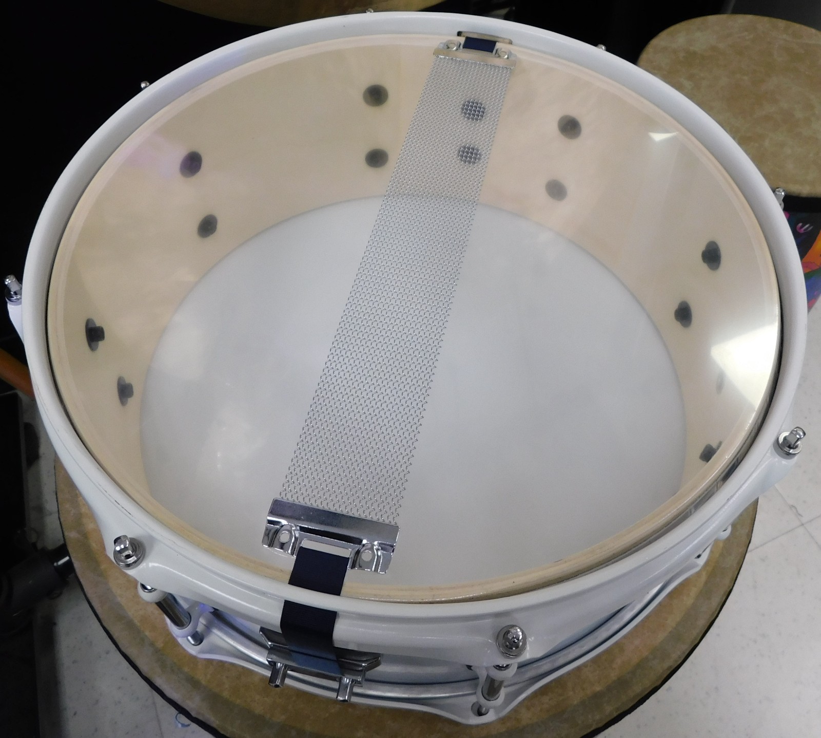 Sawtooth 5"x14" Command Wood Shell Snare Drum - White