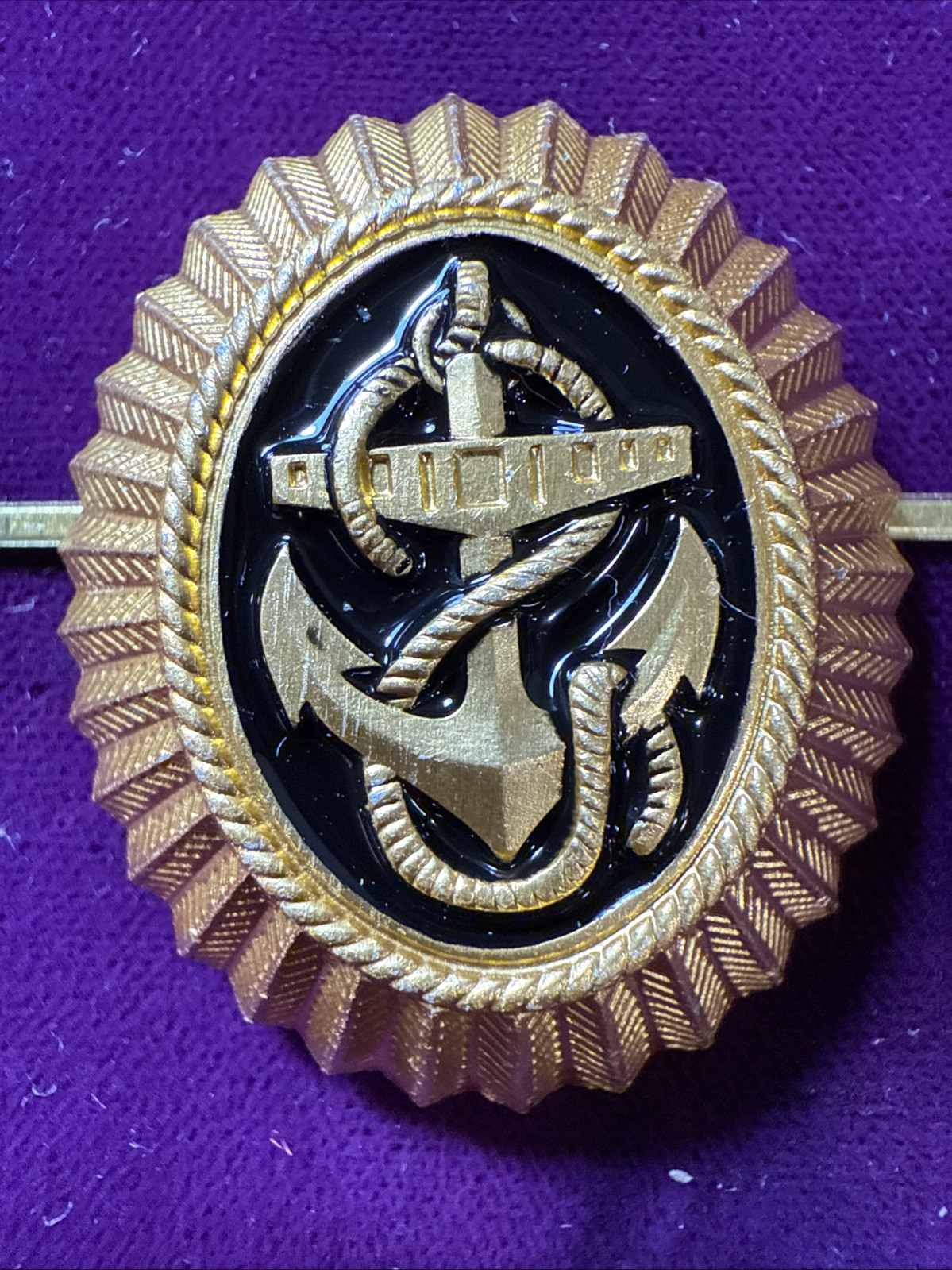 Russia Ministry of Defence Cockade of a Uniform Cap of Rank and file of the Navy