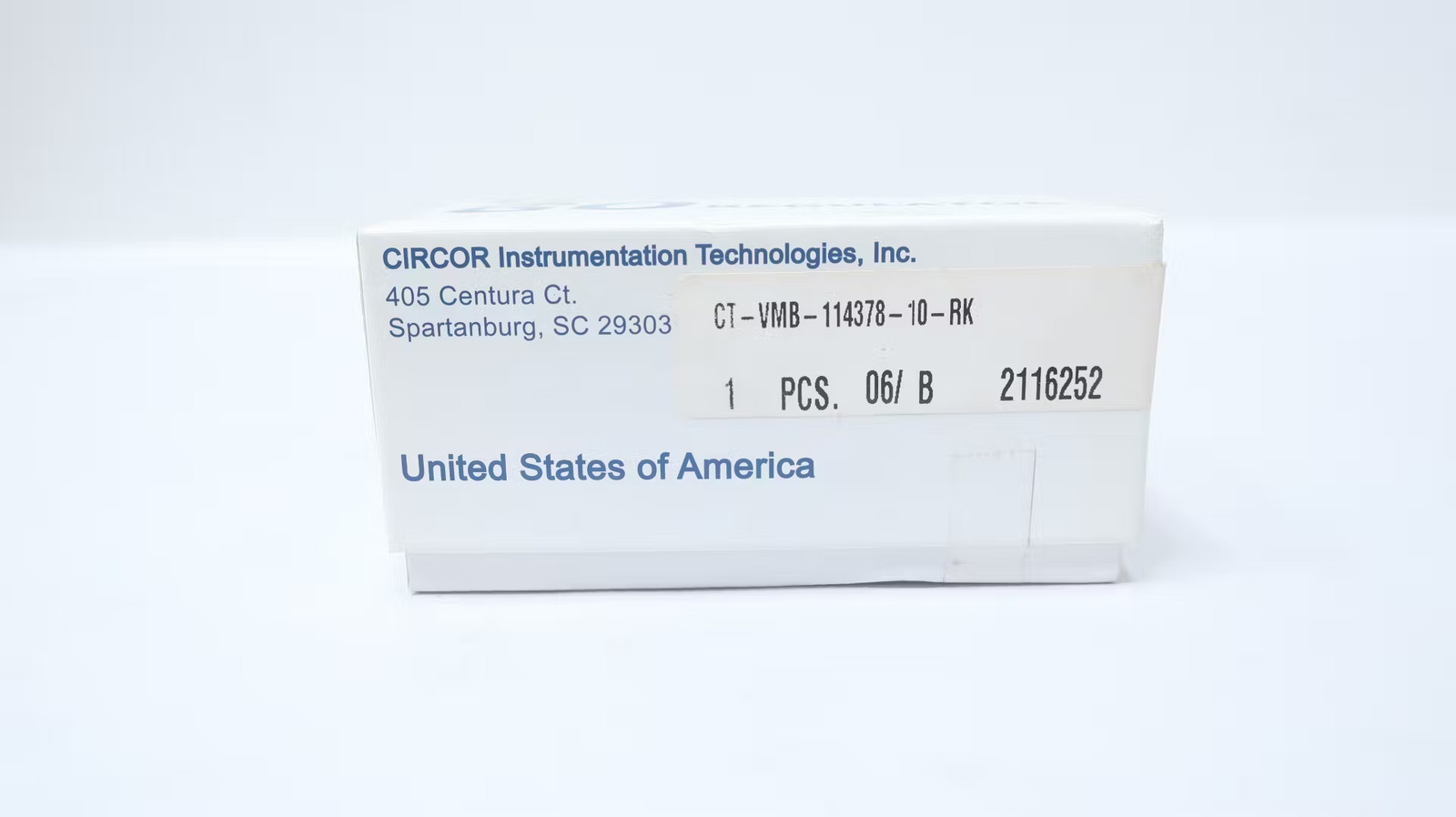 Circor CT-VMB-114378-10-RK Needle Valve