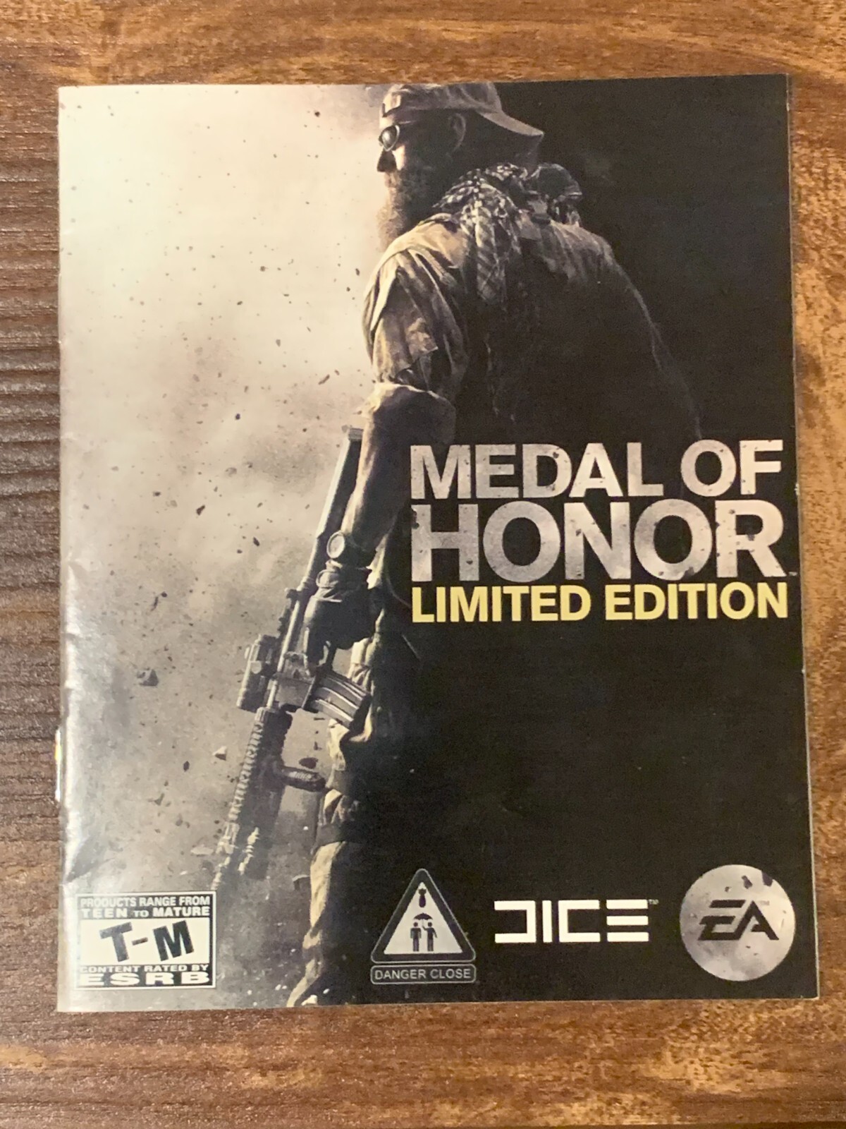 Medal of Honor Limited Edition PS3 Playstation 3 Instruction Manual Only