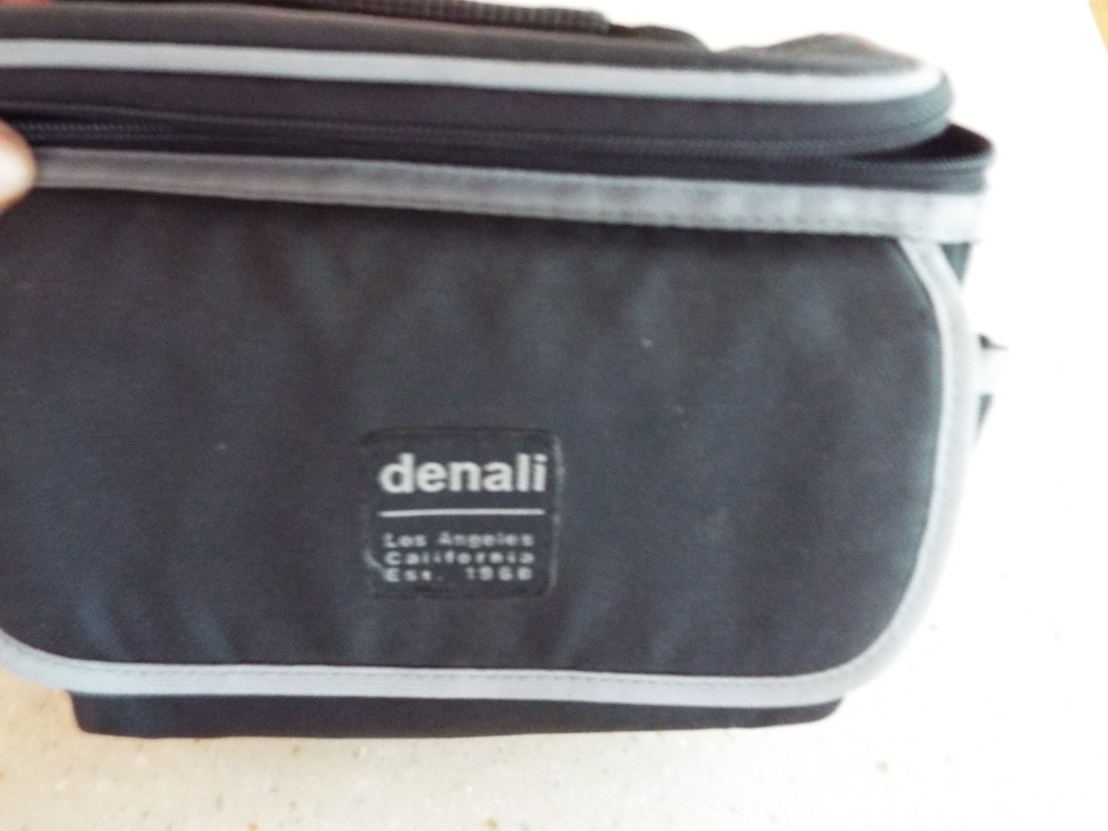 Denali Black Camera Bag with Adjustable Strap and Padded Interior Compact Design