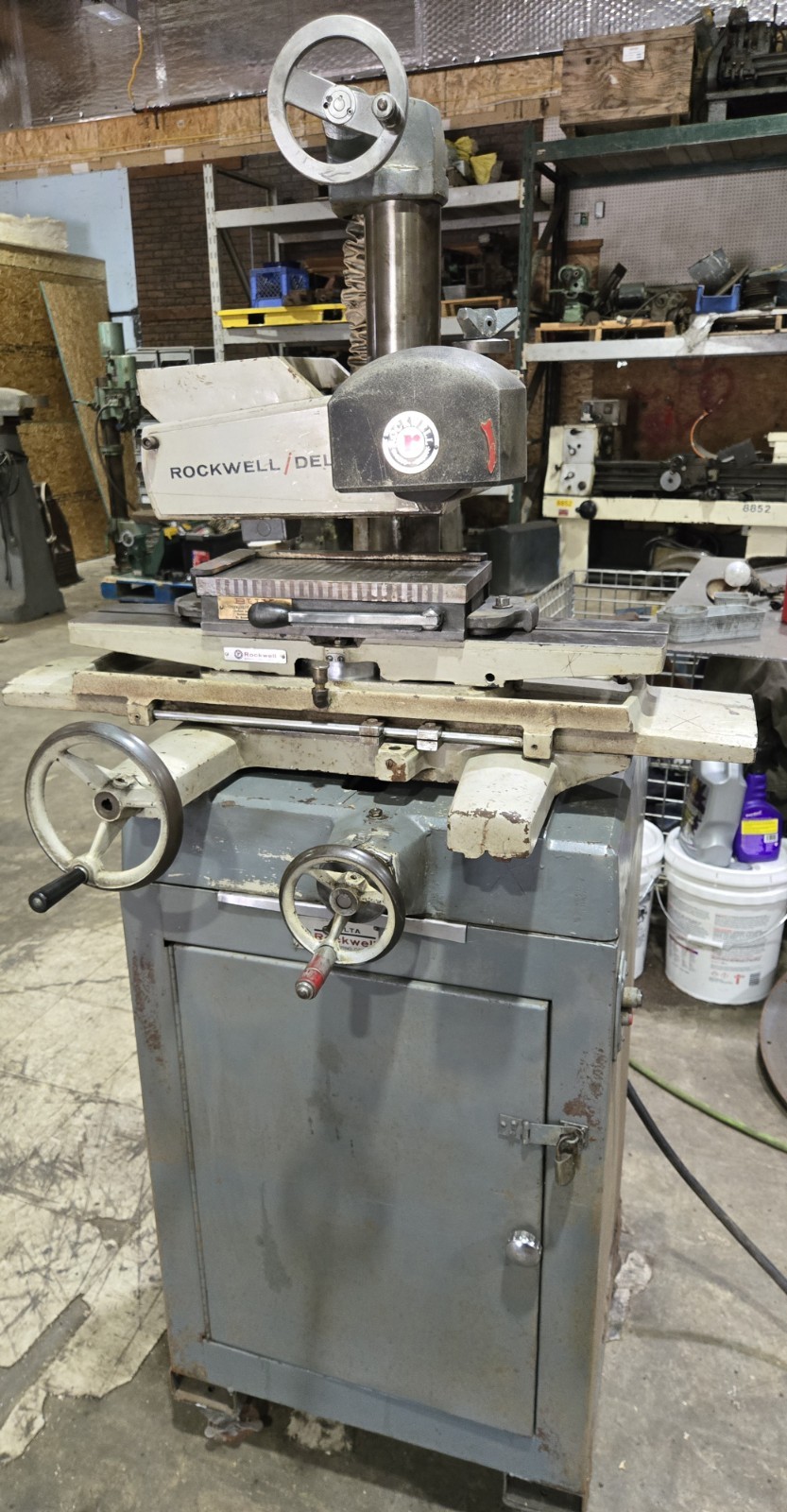 Rockwell Delta Surface Grinder Grinding Machinist Swivel Table