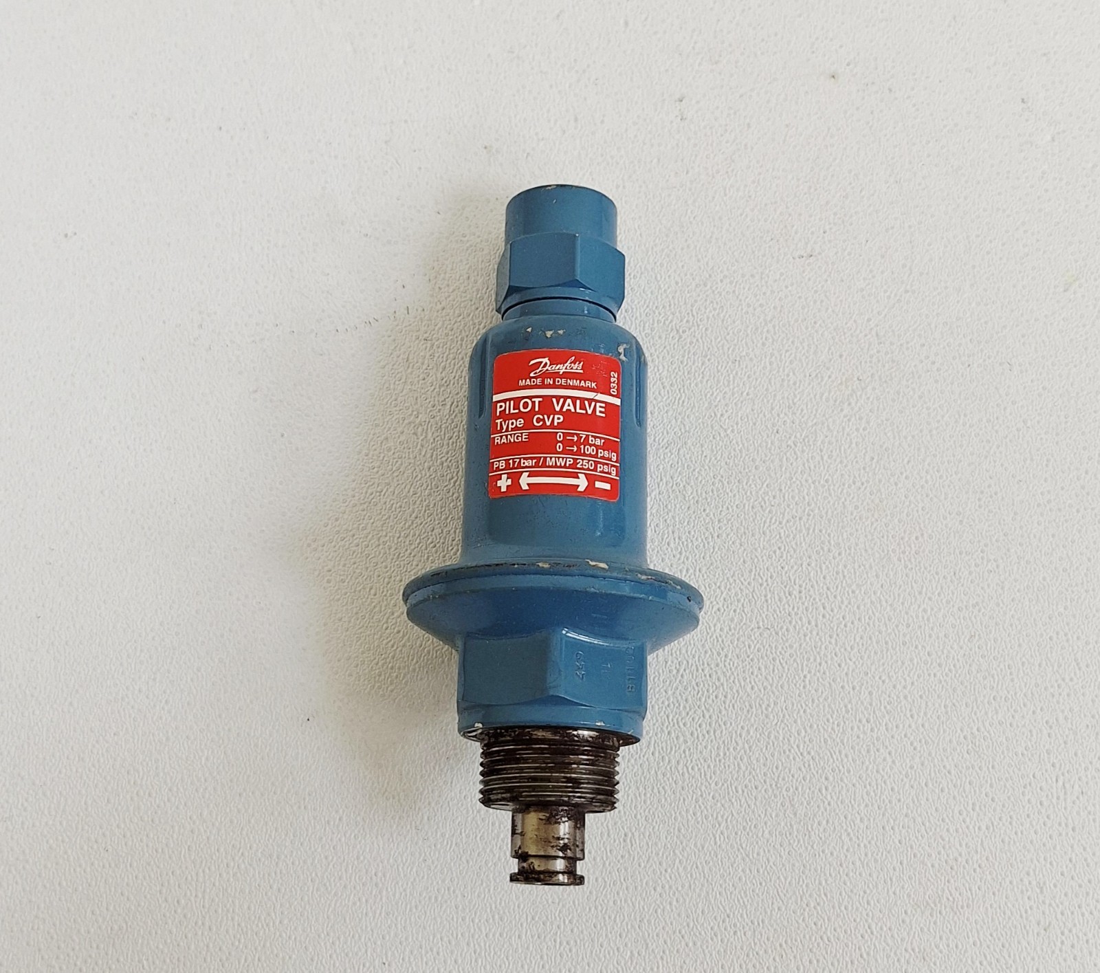 Danfoss CVP Pilot Valve Range 0-7 bar 0-100 psig