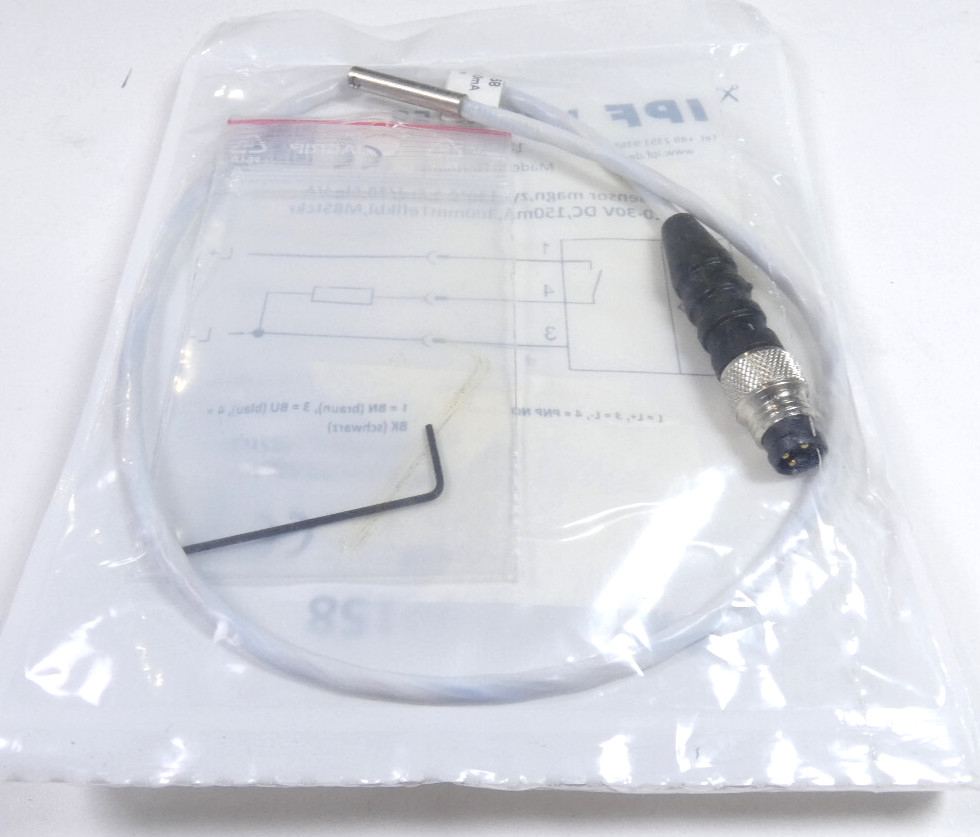 IPF Electronic MZR40158 Sensor Magn. 10-30VDC -25-130°C IP67 1000Hz 150mA | Original Box