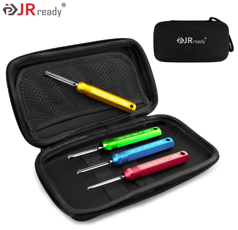 Jrready ST5291 Deutsch Pin Removal Tool for Deutsch Size 12 16 20 Solid Contacts