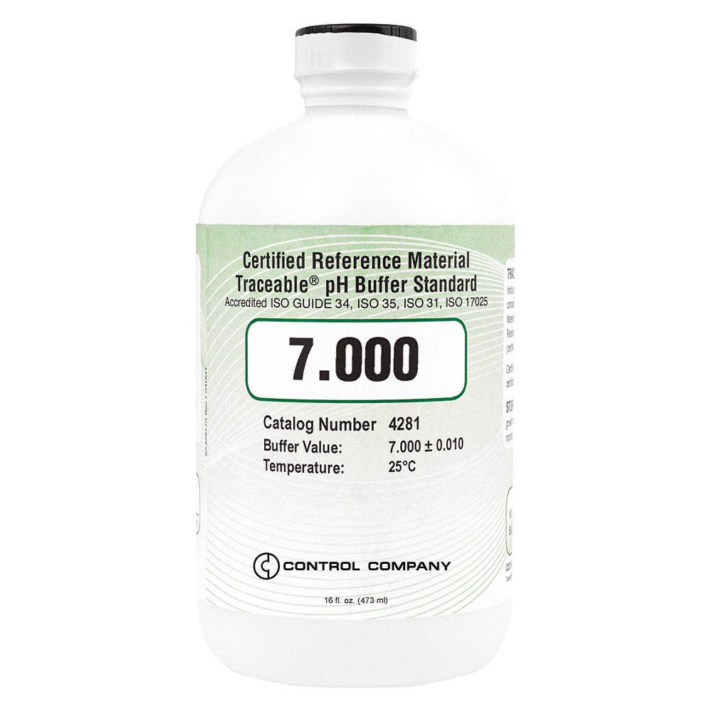 TRACEABLE 4281 pH Standard,Cert. Ref Material,CRM 7.000 PK 5