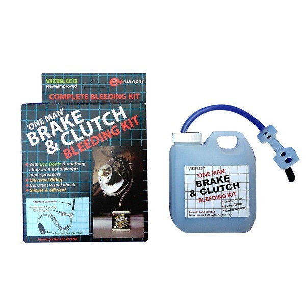 Vizibleed One Man Brake & Clutch Bleeding Kit Set Universal Fluid Eco Bottle