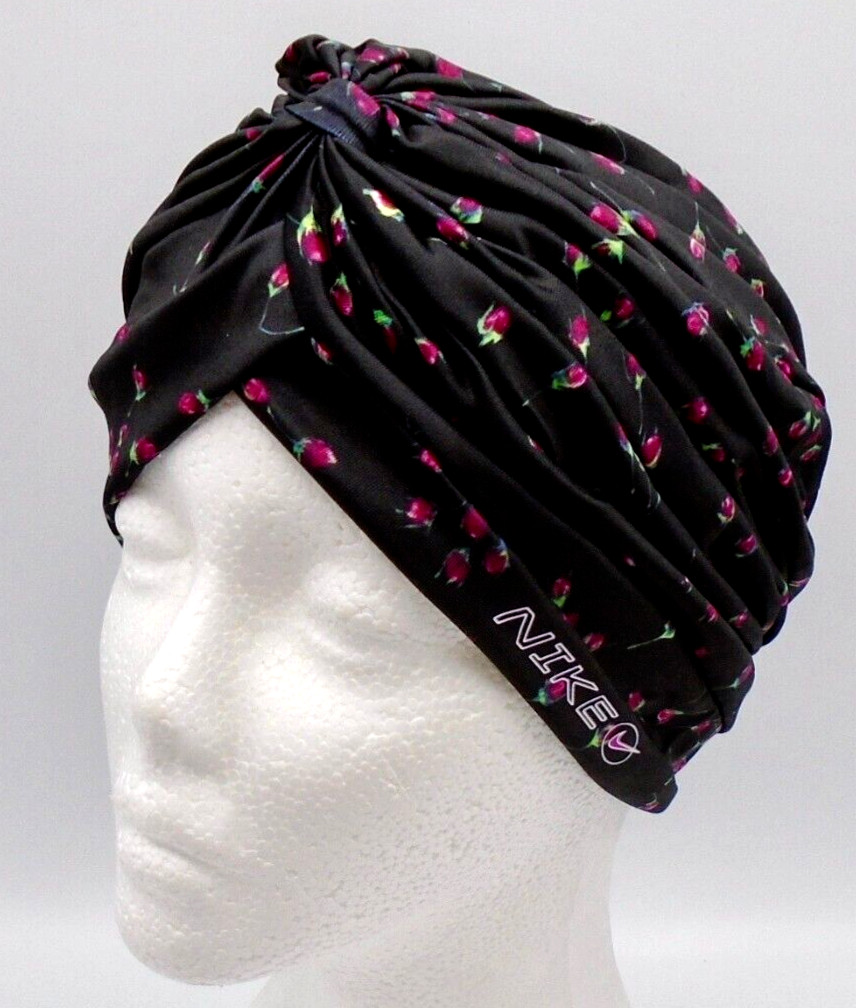 Nike Head Wrap Adult Women's Printed Black/Active Pink/White