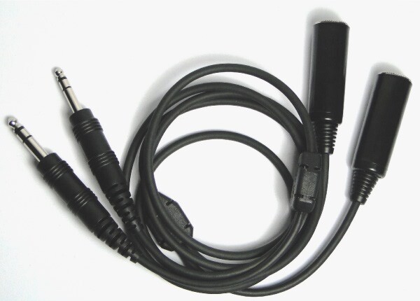 Pilot-USA Headset Extension Cable, Mono/Stereo 5 ft. p/n PA-77S
