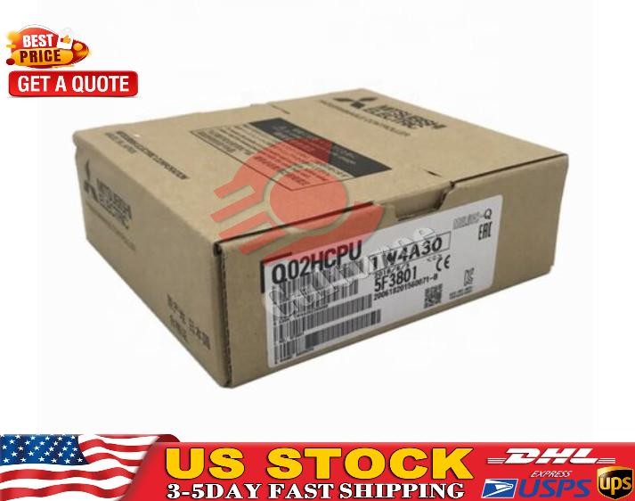NEW IN BOX MITSUBISHI Q02HCPU Q02H-CPU PLC Module 1 year warranty