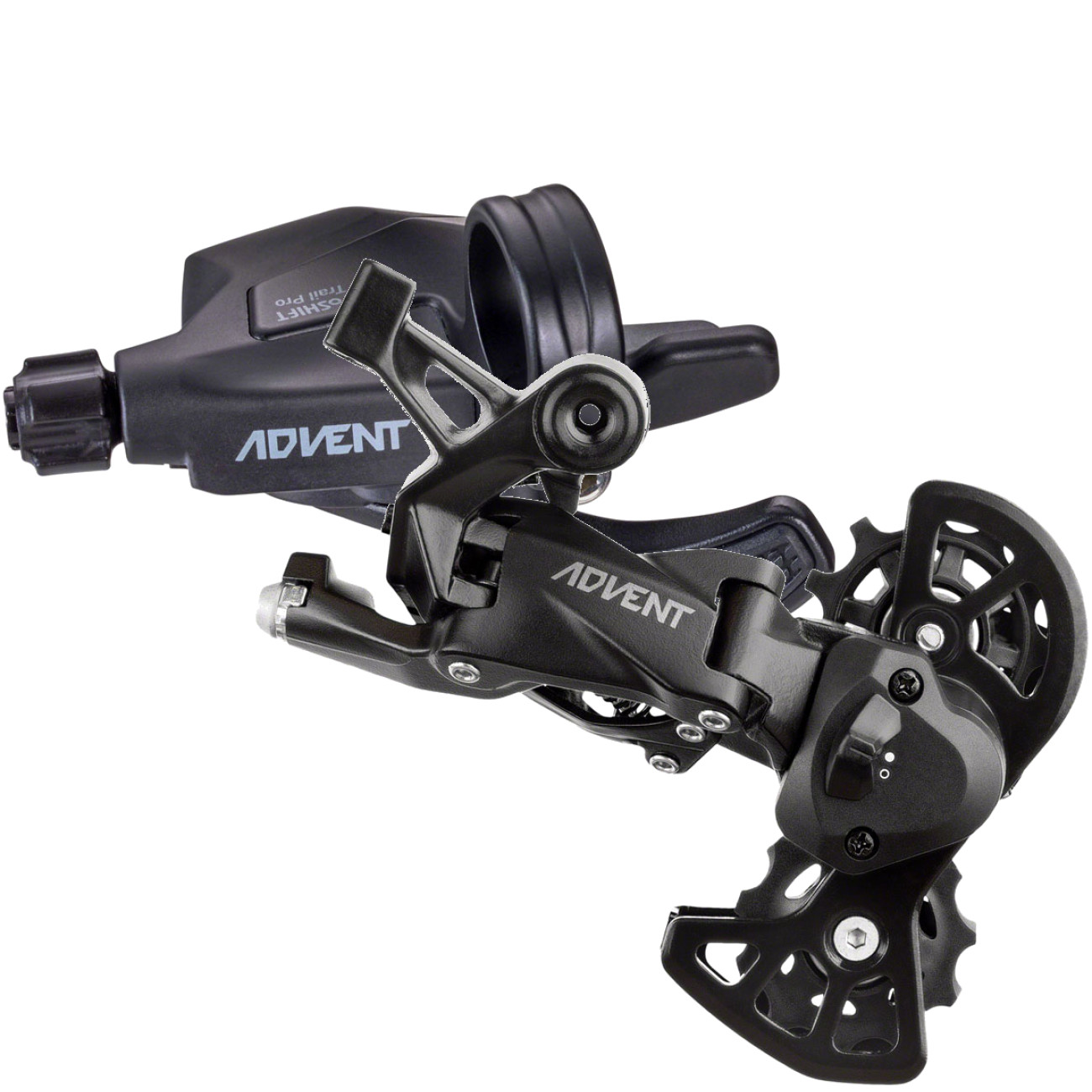 microSHIFT ADVENT 9-Speed Trail Shifter & Super Short Rear Derailleur Combo -