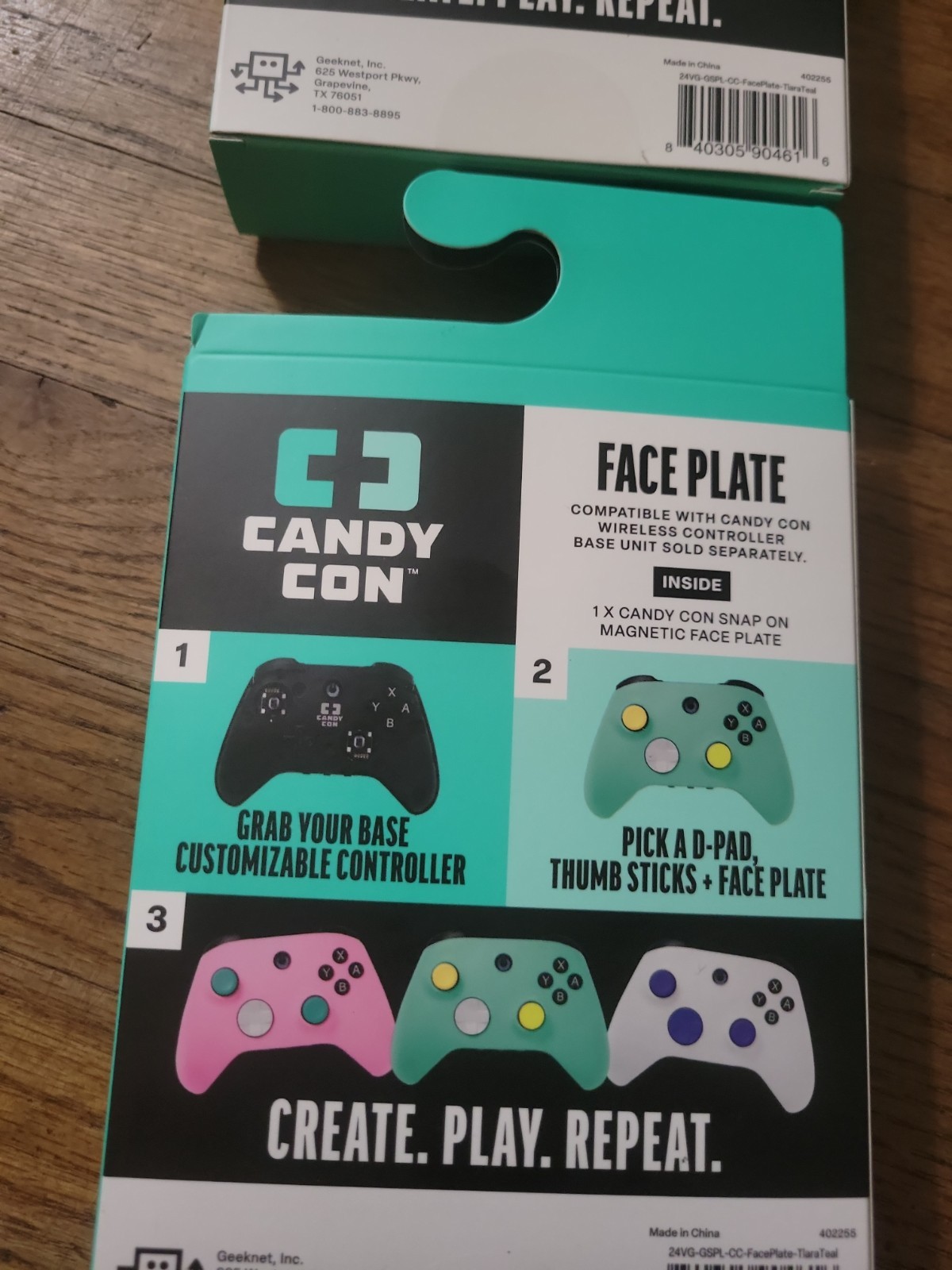 Candy Con Tiarra Teal Face Plates (2)