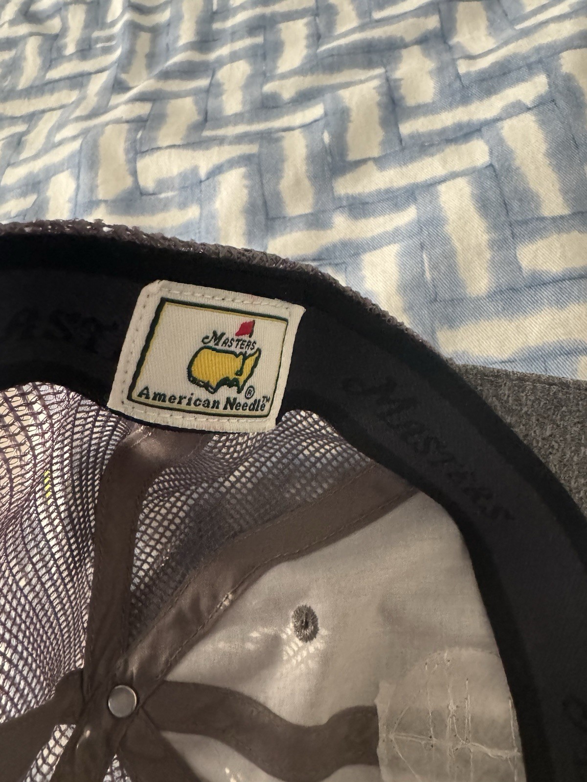 Masters Vintage Badge Hat - Gray American Needle NWT