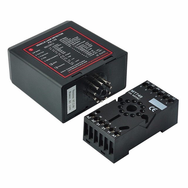NSEE PD132 110V Single Inductive Vehicle Loop Detector Sensor Gate Opener Socket