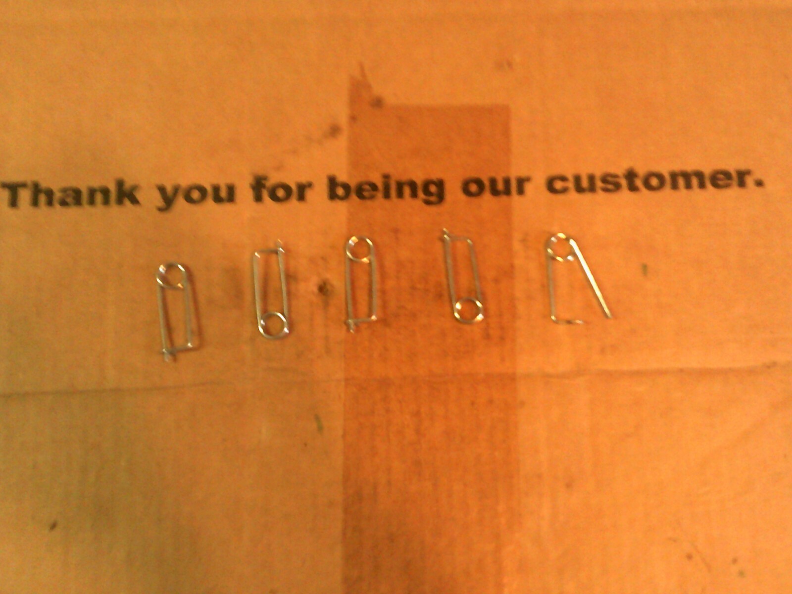 5 Of Servalite Part # 58524 Reusable Cotter Pin 1-3/4 L X 1-1/16 Throat X 3/8 W